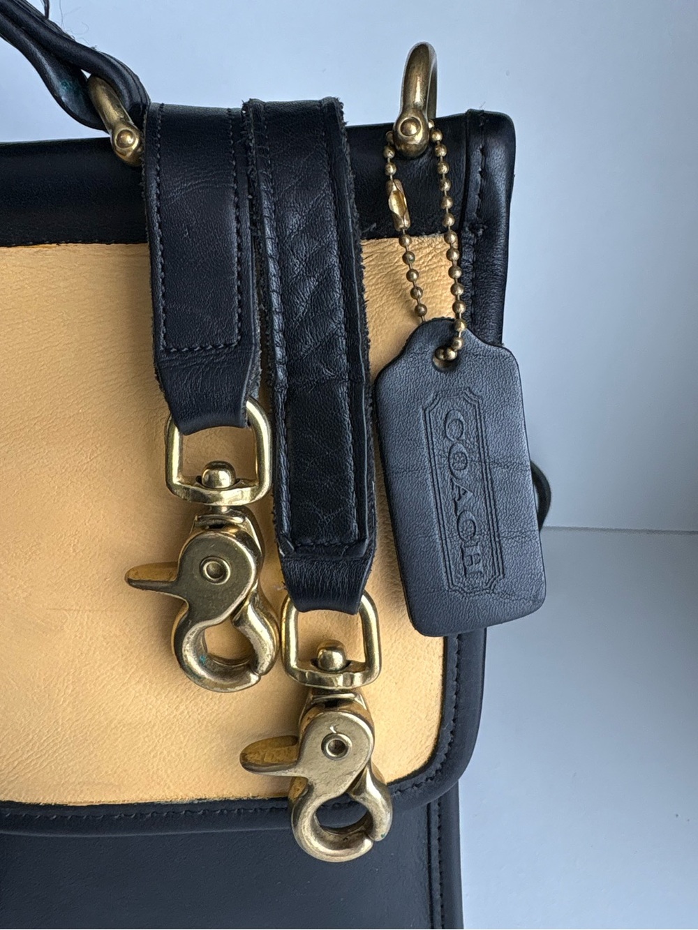 Coach Black Cat Leather Willis Crossbody Bag - Picture 3 of 16